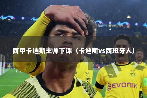 西甲卡迪斯主帅下课（卡迪斯vs西班牙人）