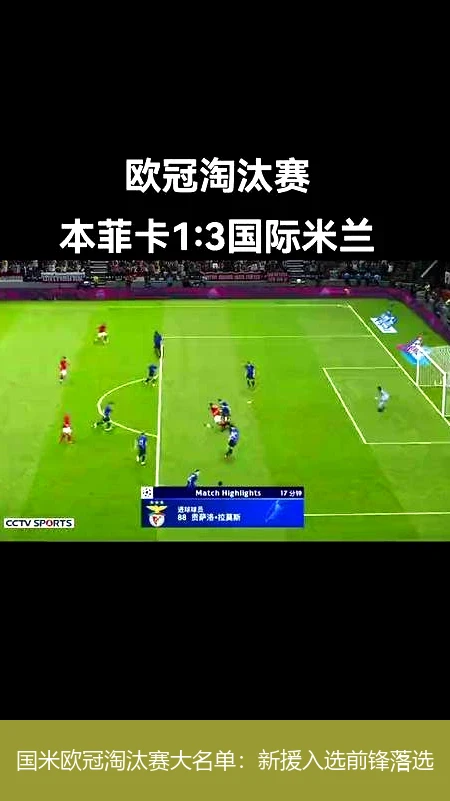 国米欧冠淘汰赛大名单：新援入选前锋落选