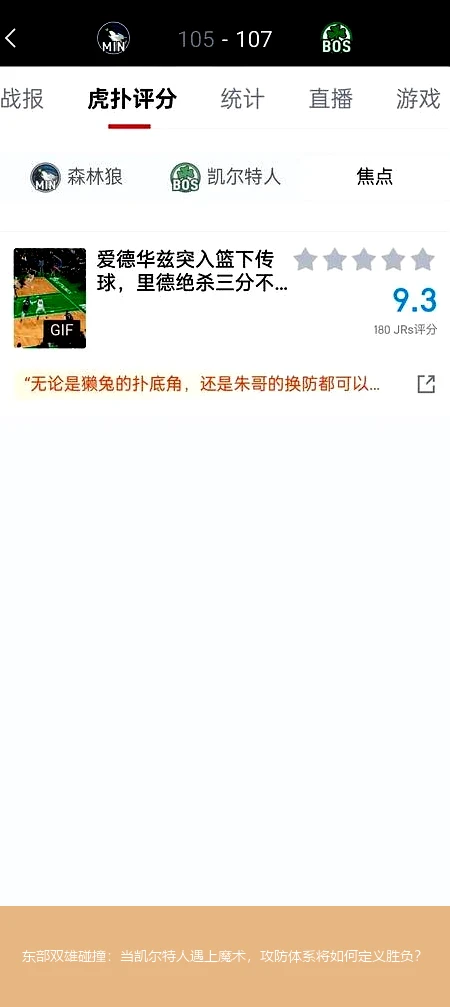 4月10日讯,东部双雄碰撞：当凯尔特人遇上魔术，攻防体系将如何定义胜负？