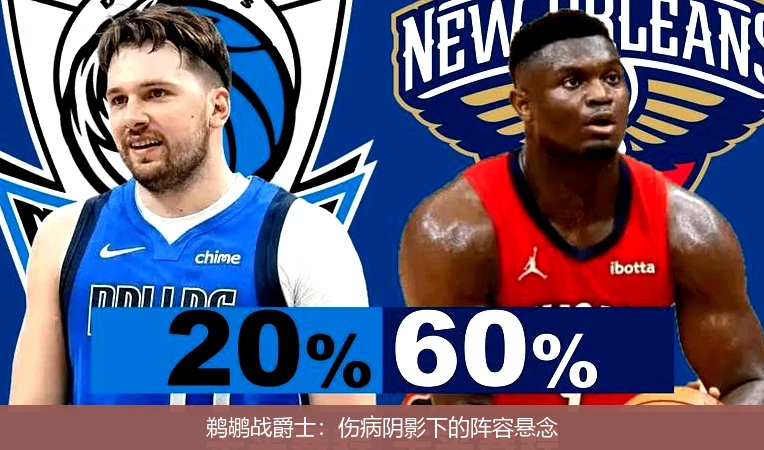 鹈鹕战爵士：伤病阴影下的阵容悬念